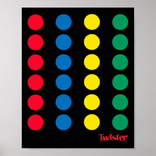 Twister Halloween Twister Board Costume Poster
