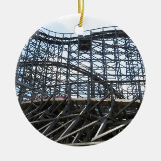 Twister Roller Coaster Knoebels Ceramic Ornament