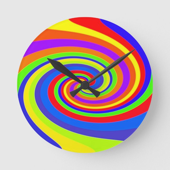 Twister Round Clock (Front)