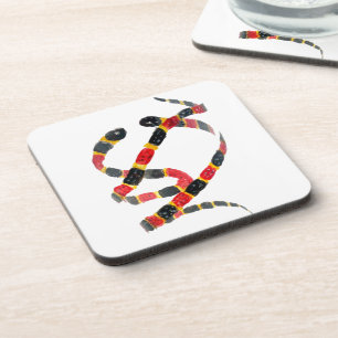 Twisting Snake Art Coaster