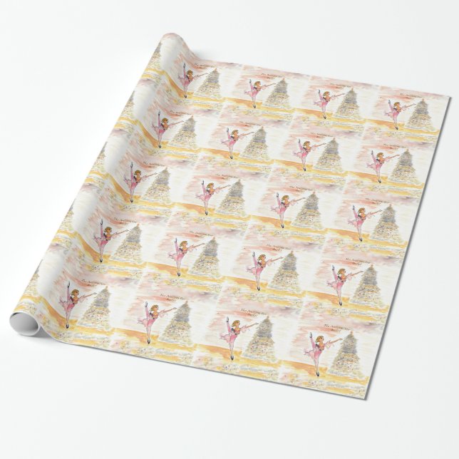Twitt Clara and the Nutcracker 2016 Wrapping Paper (Unrolled)