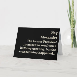 Twitter Ban Fab Humour Joke Birthday Card