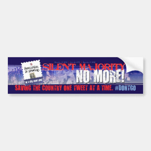Twitter #dontgo Bumper Sticker