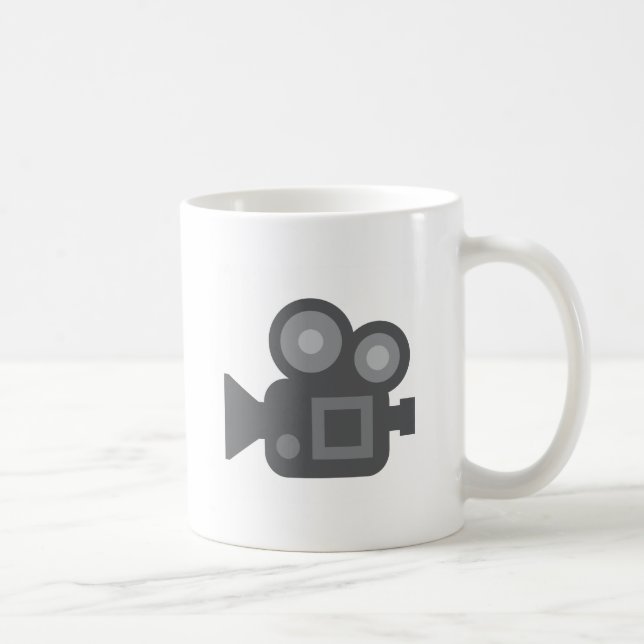 Twitter Emoji - Camera film making Coffee Mug (Right)