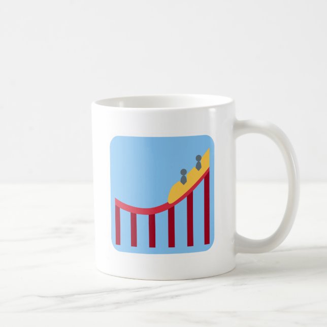 Twitter Emoji - Roller Coaster Coffee Mug (Right)