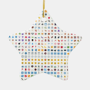 Twitter Emoji (Twemoji) Ceramic Tree Decoration