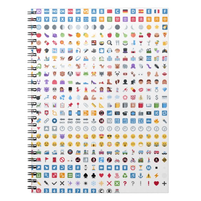 Twitter Emoji (Twemoji) Notebook (Front)
