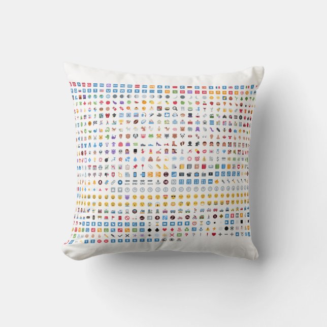 Twitter emojis pillow (Front)