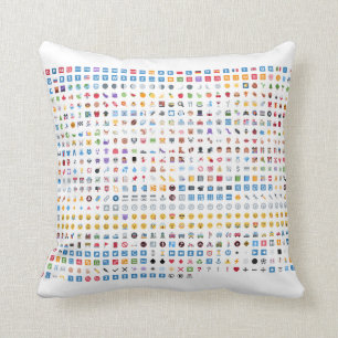 Twitter emojis pillow