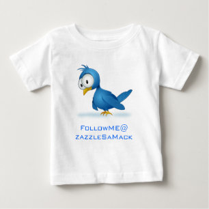 Twitter Follow Me @ Your User Name Baby T-Shirt