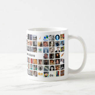 Twitter Mosaic Mug - Customised