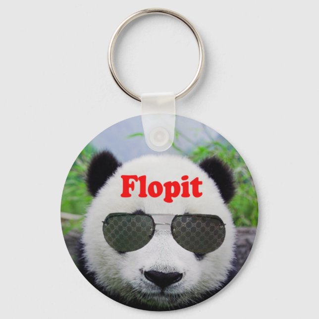 Twitter Panda Keychain (Front)
