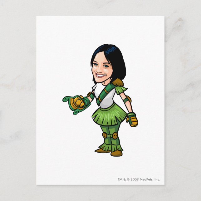 Twitterpate Mystery Island Staff Player Postcard (Front)