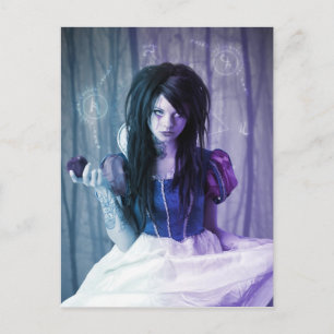 "Twizted White" Postcard