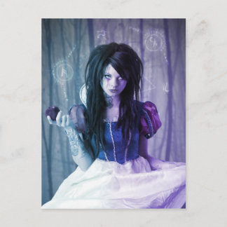 "Twizted White" Postcard