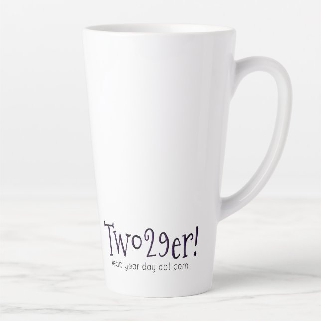 Two29er! Latte Mug (Right)
