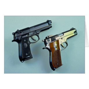 Two .45 calibre automatic guns for gun lovers