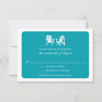 Two Adirondack Chairs RSVP | Teal