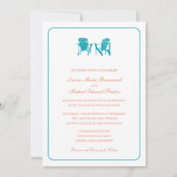 Two Adirondack Chairs Wedding