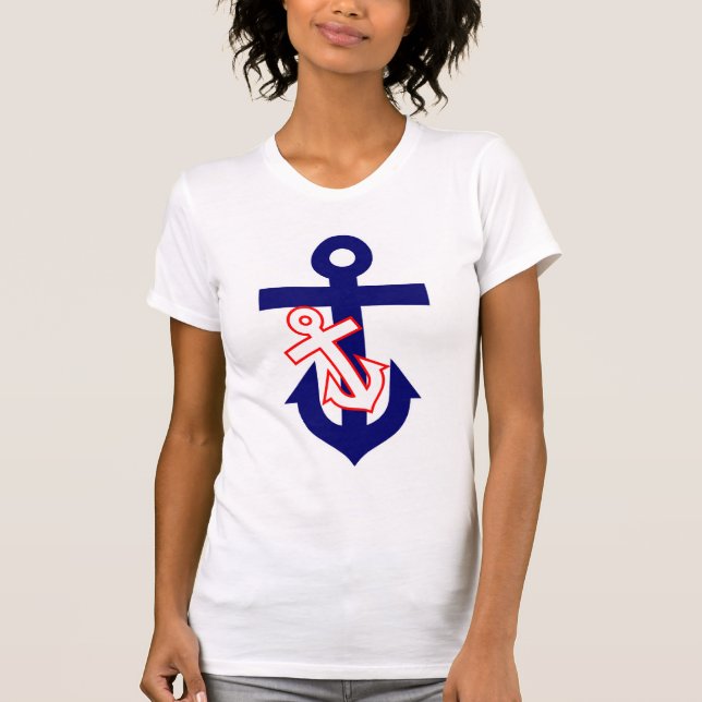 Two Anchors Women's Tee (Front)