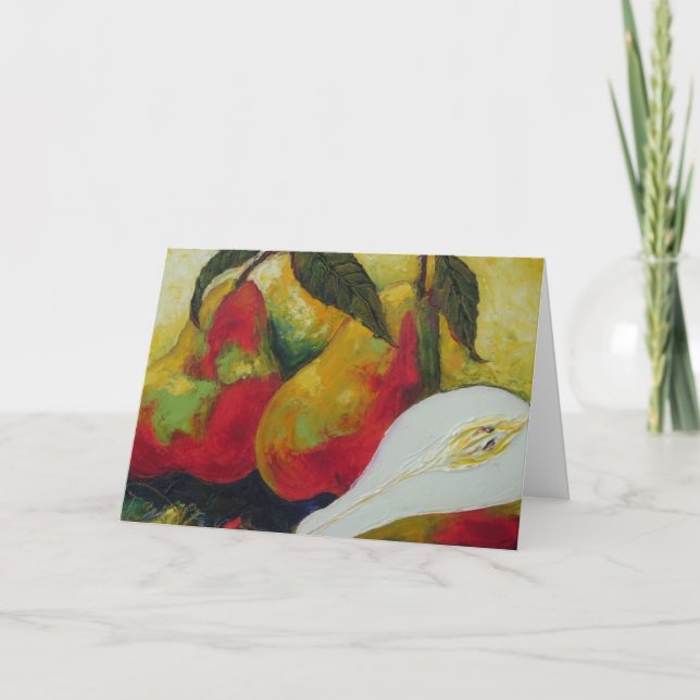 Two and a Half Pears Birthday Card (Front)