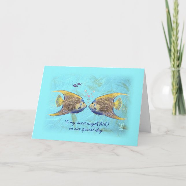 TWO Angel(fish) Special Occasion Card (Front)