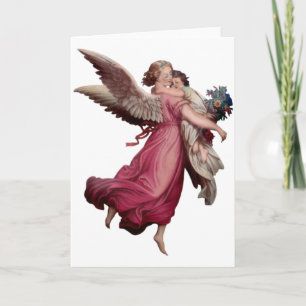 Two Angels in Flight Card