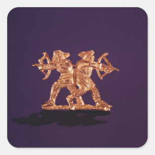 Two archers square sticker
