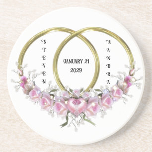 Two as One Wedding Coaster