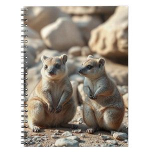 Two Aussie Rottnest IsLand Quokkas, Notebook