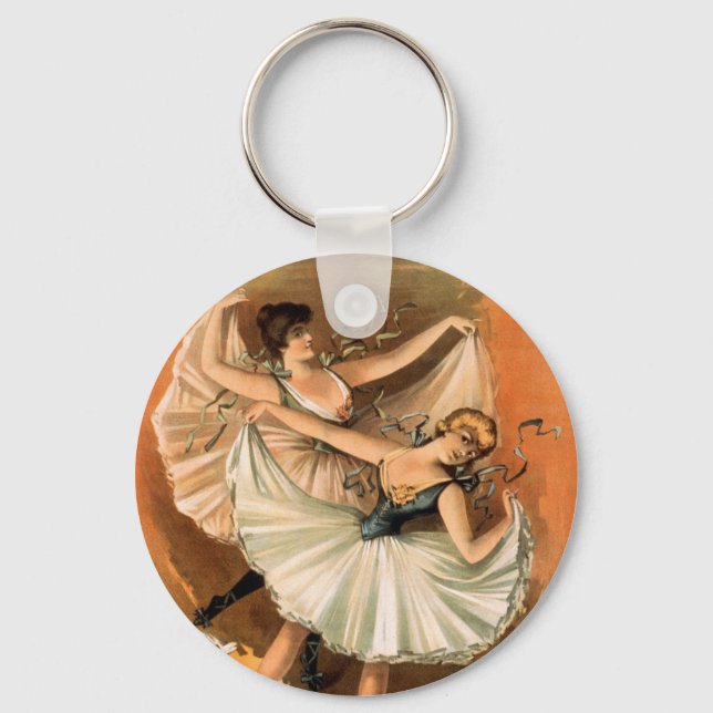 Two Ballerinas keychain (Front)