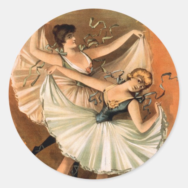 Two Ballerinas stickers (Front)