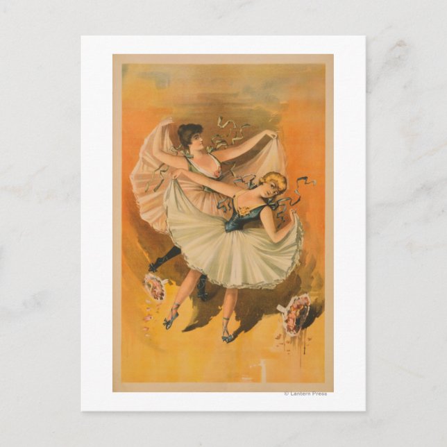 Two Ballerinas Theatrical Poster Postcard (Front)