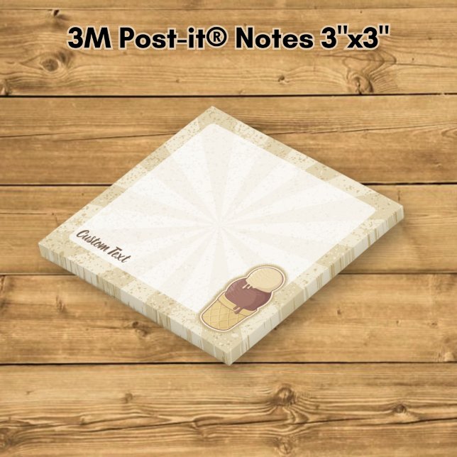 Two Balls Ice Cream Cup Post-it Notes (Creator Uploaded)