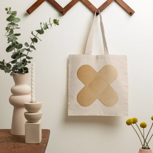 Two Bandaids Tote Bag