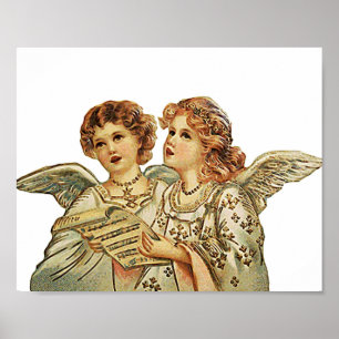 Two Beauthful Angels Poster