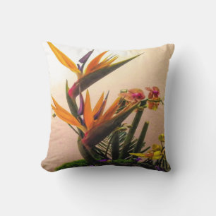 Two Beautiful Birds of Paradise Pillows