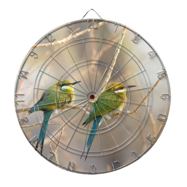 Two Bee-eaters Dartboard (Front)