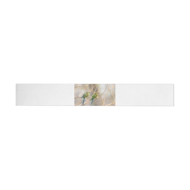 Two Bee-eaters Wrap Around Label (Individual)