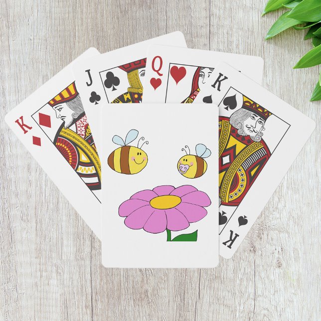 Two Bees And A Flower Playing Cards (Creator Uploaded)