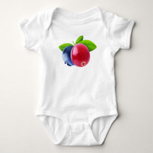 Two berries baby bodysuit