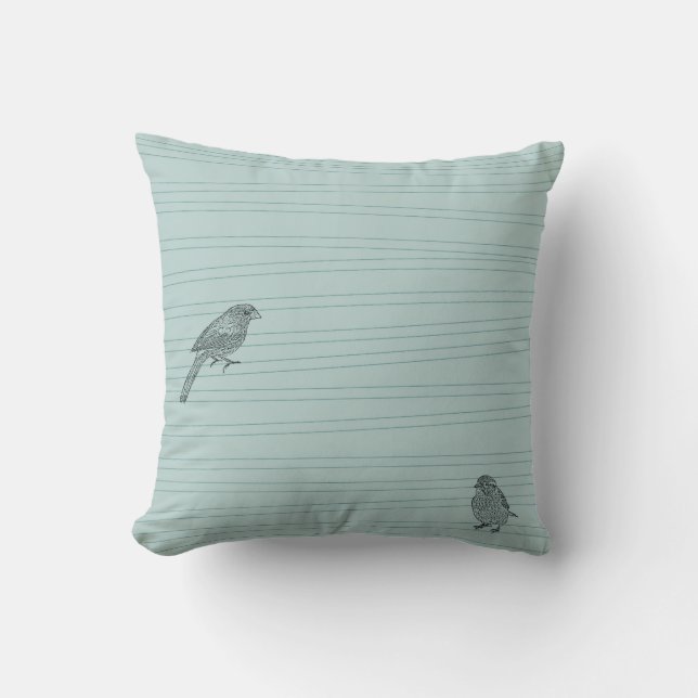 Two Birds Cushion (Front)