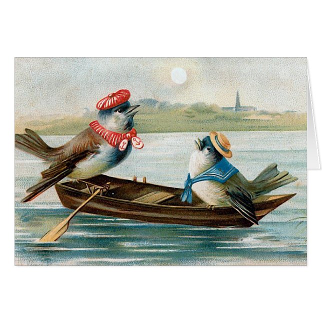 Two Birds in a Boat (Front Horizontal)