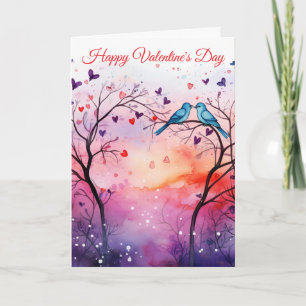 Two Birds Valentine Holiday Card