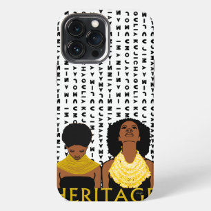 Two Black Women Wearing Tribal Necklaces Case-Mate iPhone 13 Pro Max Case