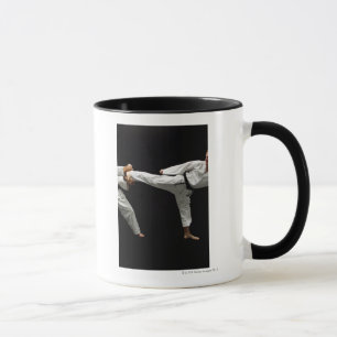Two Blackbelts Sparring 2 Mug