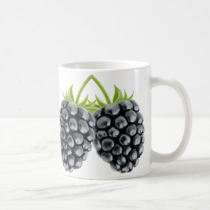 Two blackberries coffee mug