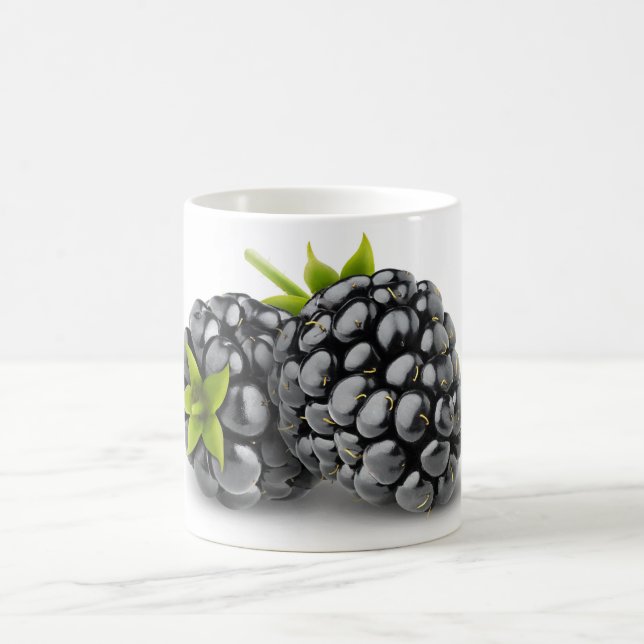 Two blackberries coffee mug (Center)
