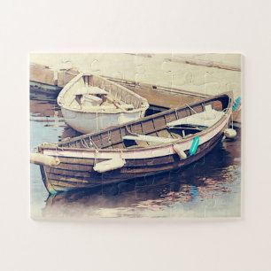 Two Boats Nautical Oversized Jigsaw Puzzle