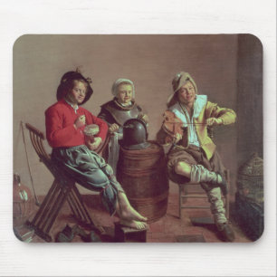Two Boys and a Girl Making Music, 1629 Mouse Pad